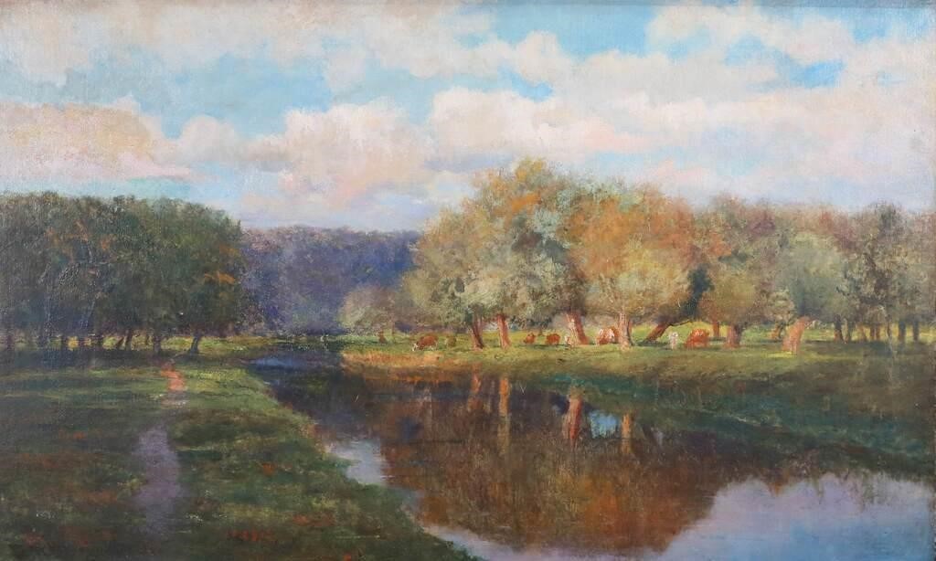 ROBERT WARD VAN BOSKERCK OIL ON