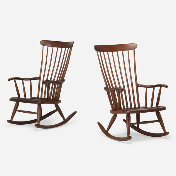 Robert Whitley. Rockers, pair.
