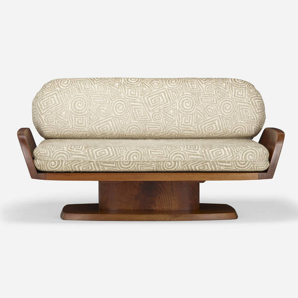 Robert Whitley. Sofa. 1968, walnut,