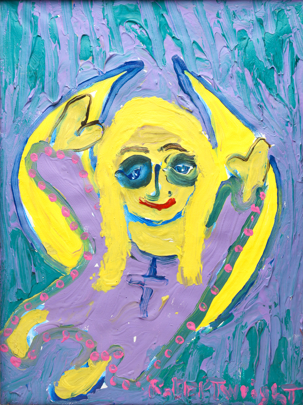 ROBERT WRIGHT ANGEL PAINTING.