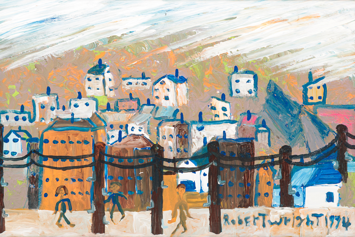 ROBERT WRIGHT TOWNSCAPE.