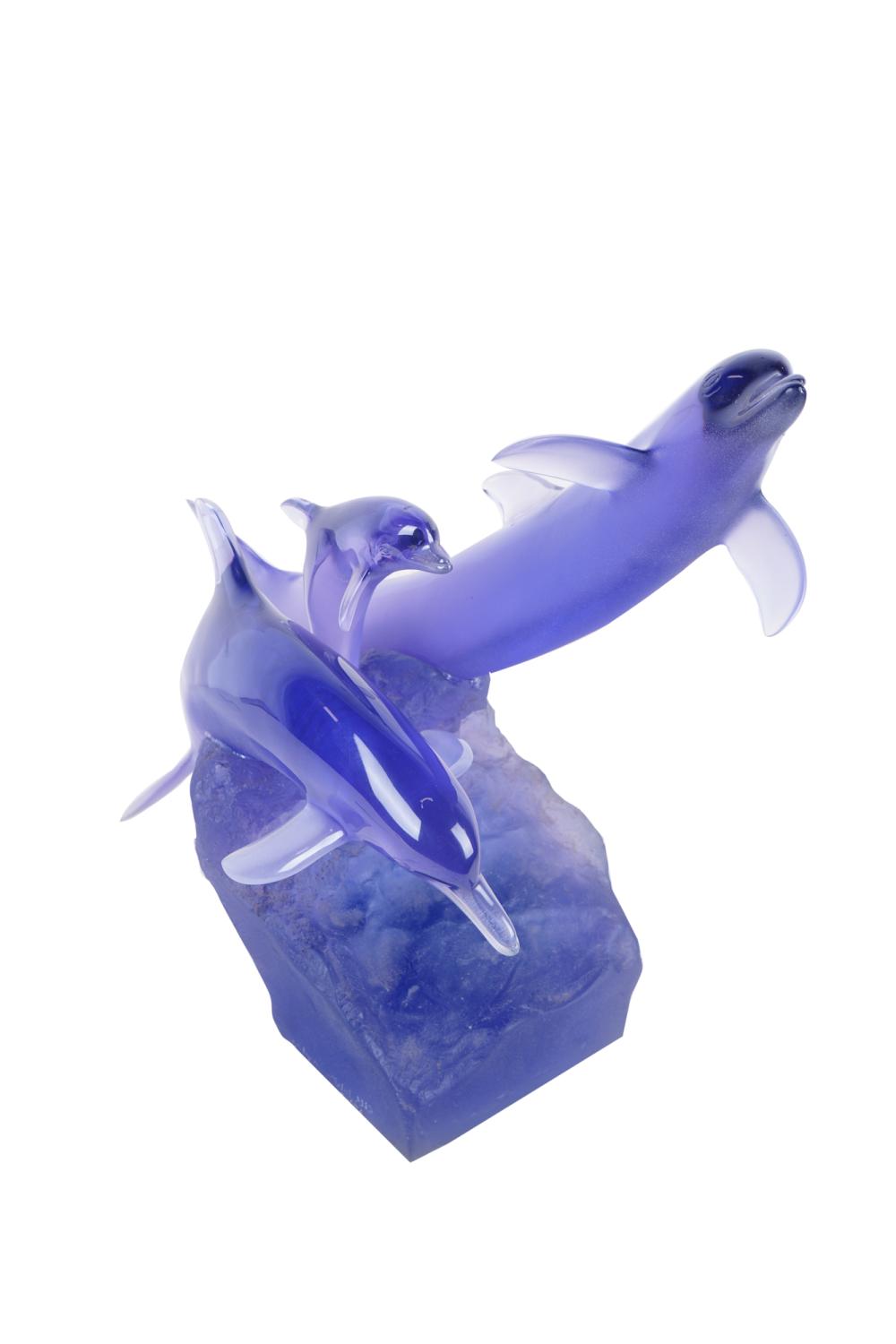 ROBERT WYLAND: "DOLPHINS"blue