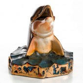 ROBERT WYLAND ENAMELED BRONZE