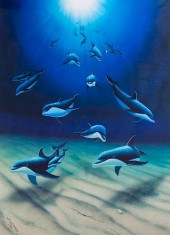 ROBERT WYLAND FRAMED LITHOGRAP