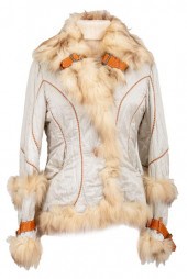 ROBERTA SCARPA FOX FUR-TRIMMED