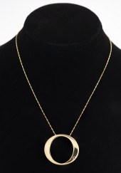 ROBERTO COIN 18K GOLD RUBY "O"