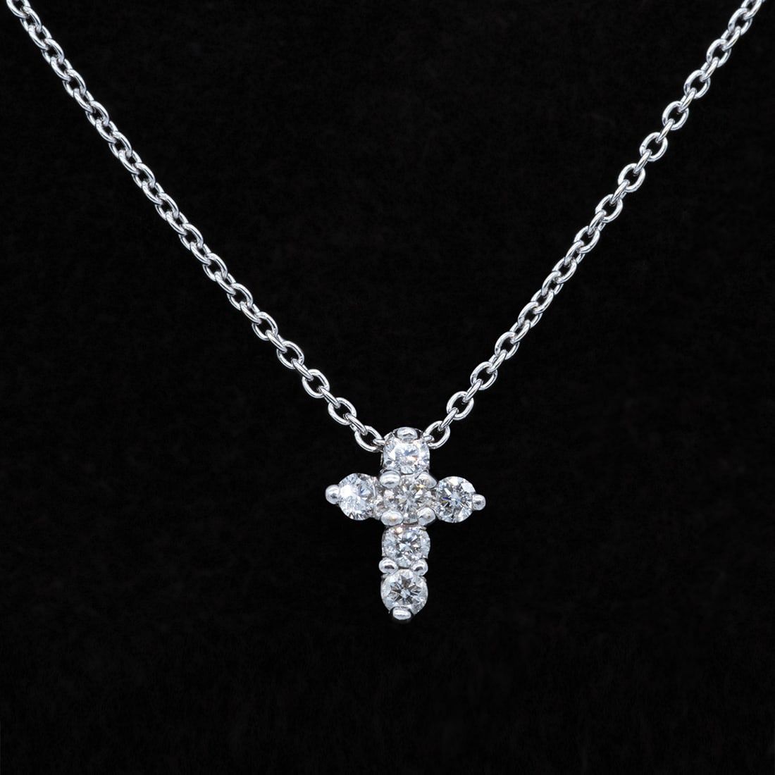 ROBERTO COIN 18K WHITE GOLD DIAMOND
