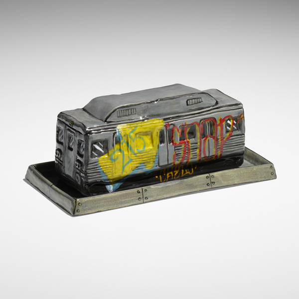 Roberto Lugo. Butter dish. 2022,