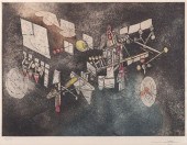 ROBERTO MATTA ABSTRACT INTAGLI
