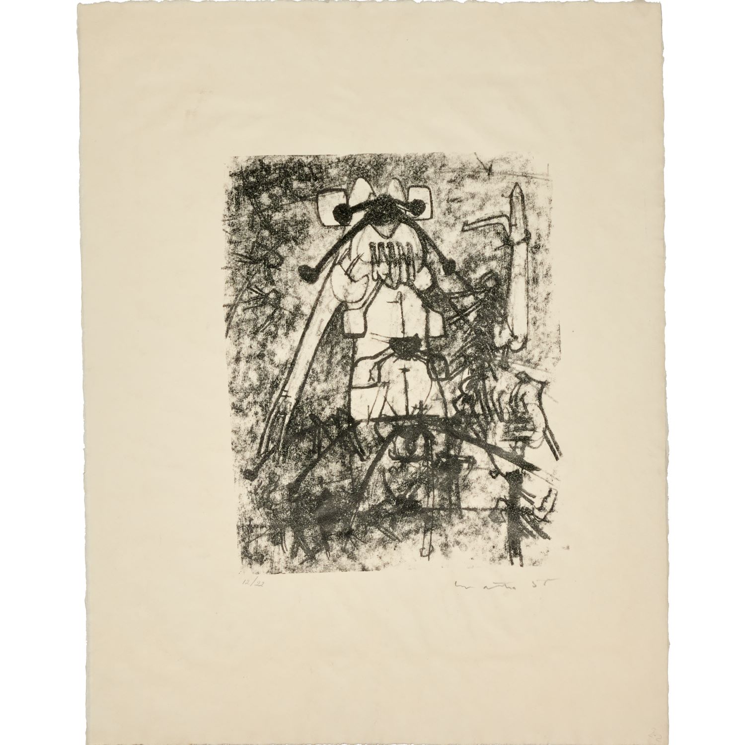 ROBERTO MATTA, SIGNED LITHOGRAPH