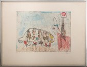 ROBERTO MATTA UNTITLED ETCHING