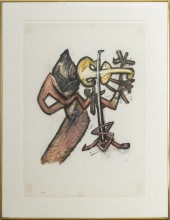 ROBERTO MATTA "UNTITLED" LITHO
