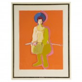 ROBERTO MOYA. FIGURE IN GREEN
