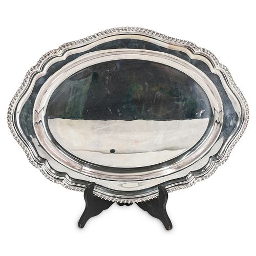 ROBERTS AND BELK OVAL STERLING