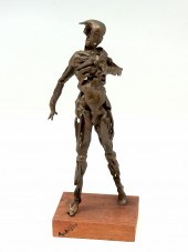 ROBERTSON FUTURIST BRONZE HUMA