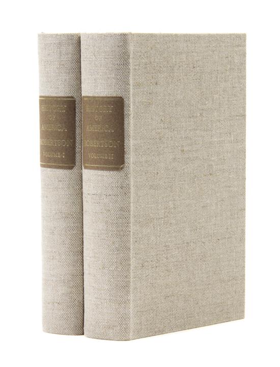 ROBERTSON WILLIAM The History of