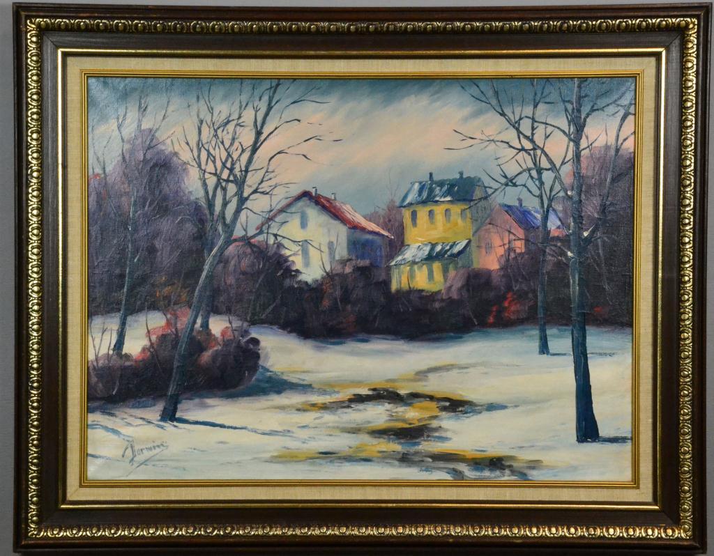 Robin Darwin Landscape Oil On