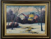 Robin Darwin Landscape Oil On