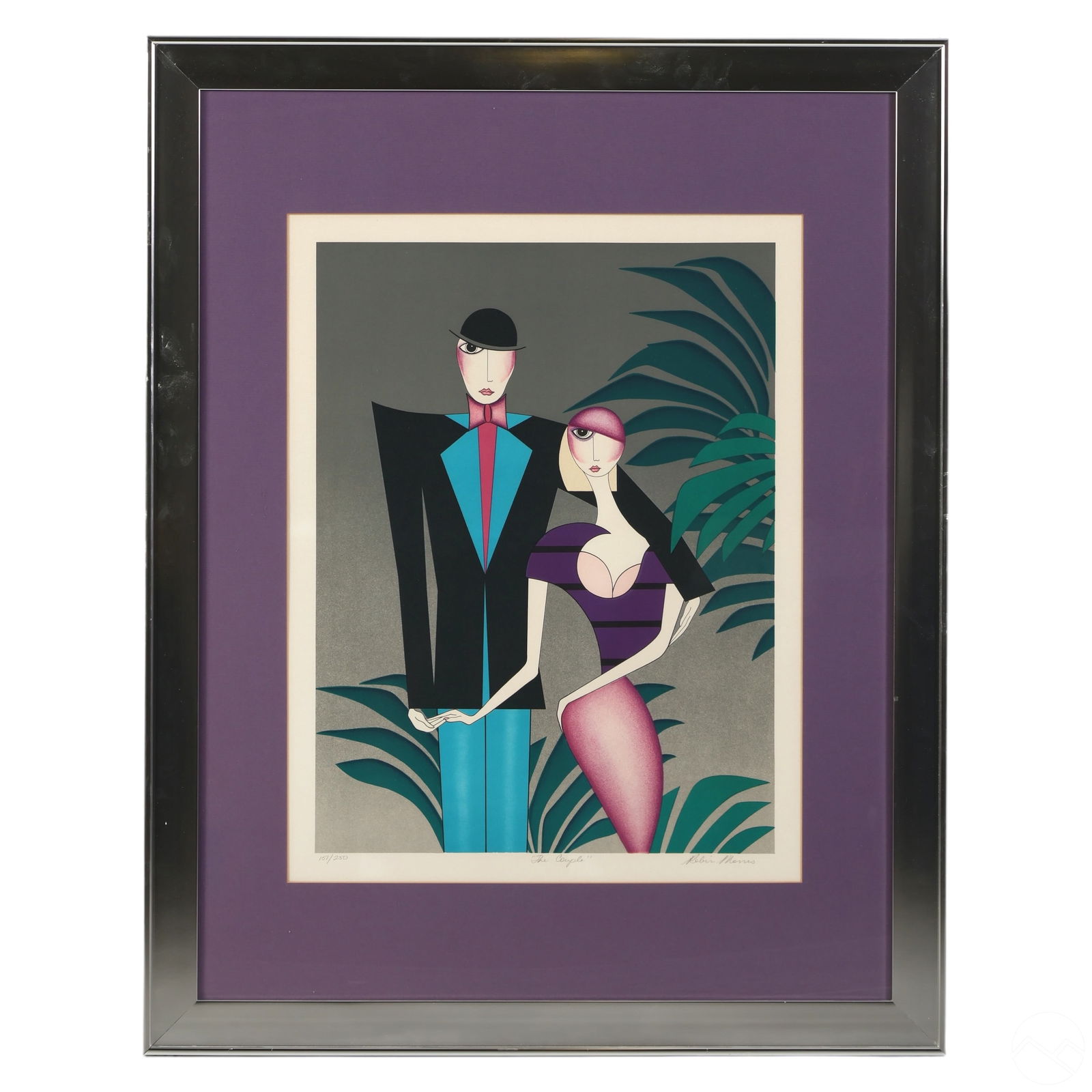 ROBIN MORRIS B.1953 THE COUPLE LE
