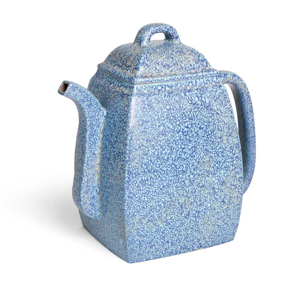 ROBIN'S-EGG-GLAZED YIXING STONEWARE