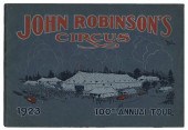 ROBINSON CIRCUS PROGRAM, CHECK