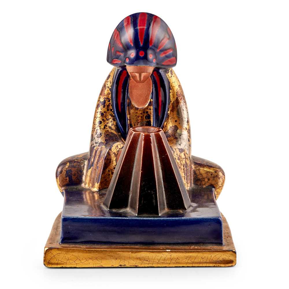 ROBJ, PARIS ART DECO FIGURAL LAMP