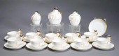 ROBJ PARIS GILT DECORATED WHIT
