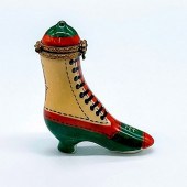 ROCHARD LIMOGES PORCELAIN BOOT