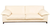 ROCHE BOBOIS CREAM  LEATHER SO