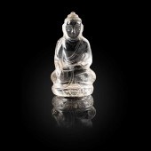 ROCK CRYSTAL CARVING OF A SEAT
