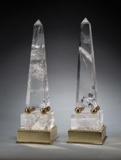 ROCK CRYSTAL OBELISKS ON ILLUM