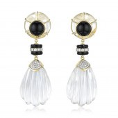 ROCK CRYSTAL ONYX AND DIAMOND