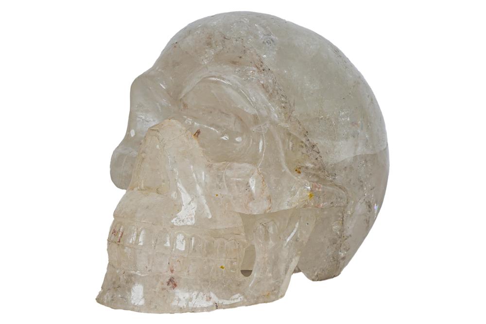 ROCK CRYSTAL SKULL20th century 9