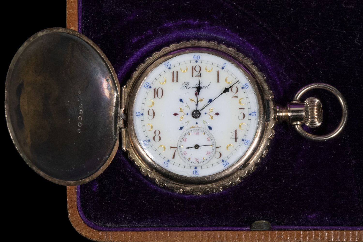 ROCKFORD 14K GOLD POCKET WATCH