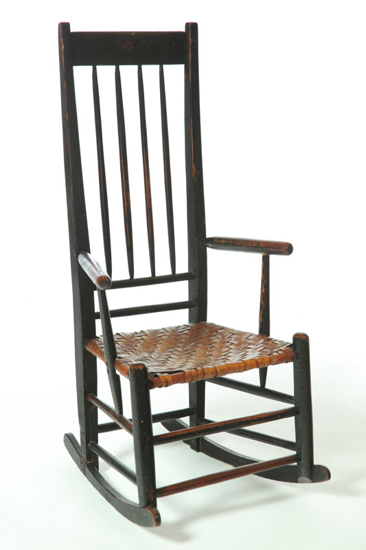 ROCKING CHAIR.  American  19th