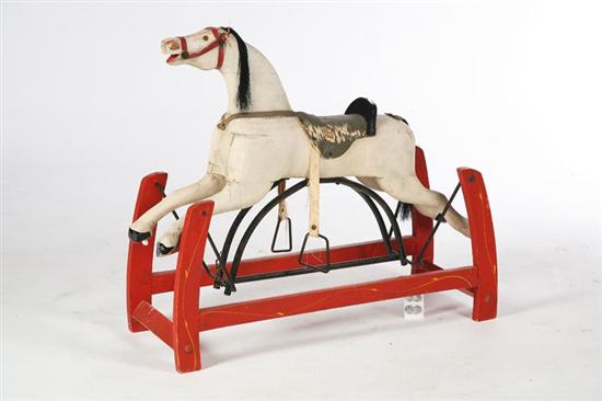 ROCKING HORSE.  American  early
