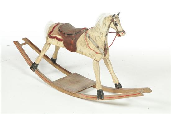 ROCKING HORSE.  American  late 19th