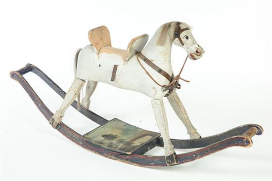 ROCKING HORSE.  American  late