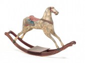 ROCKING HORSE. American or Ger