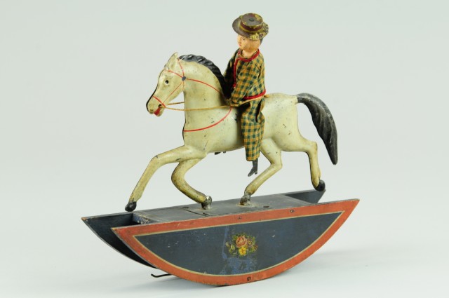 ROCKING HORSE TOY Ives very rare