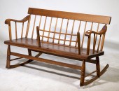 ROCKING MAMMY'S BENCH 19th c.