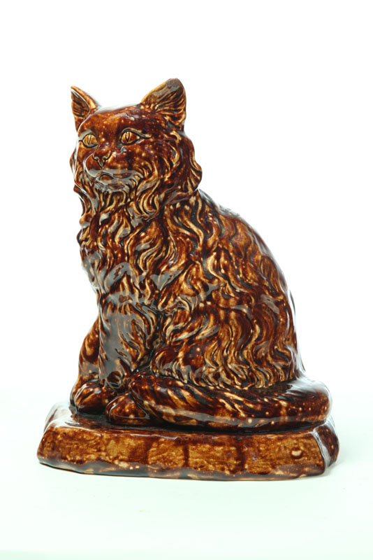 ROCKINGHAM CAT.  American  mid 19th