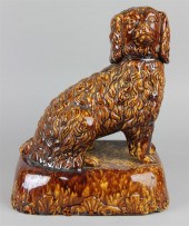 ROCKINGHAM-GLAZED YELLOW WARE