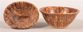 ROCKINGHAM GLAZED YELLOWWARE C