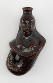 ROCKINGHAM POTTERY MERMAID FLA