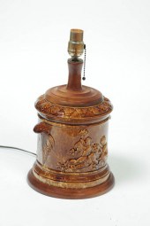 ROCKINGHAM TOBACCO JAR.  Ameri