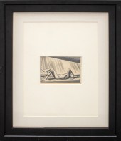 ROCKWELL KENT RECLINING MAN BO
