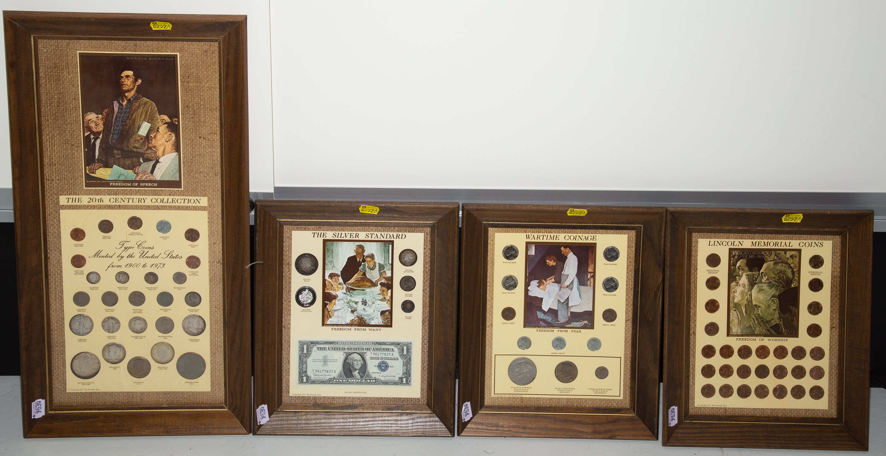 ROCKWELL'S FOUR FREEDOMS IN COIN