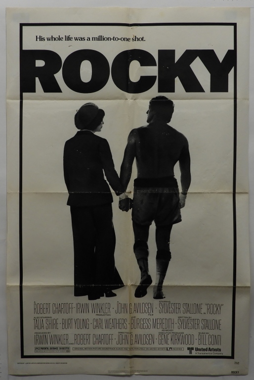 ROCKY 1977 ONE SHEET MOVIE POSTER A