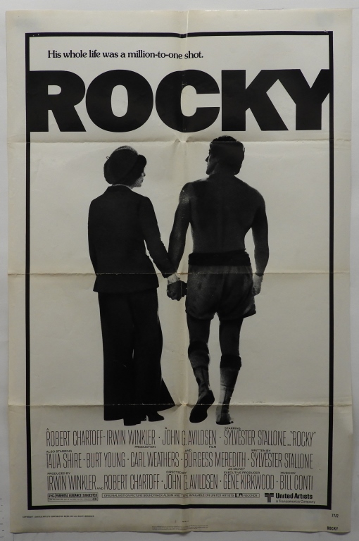 ROCKY 1977 ONE SHEET MOVIE POSTER A
